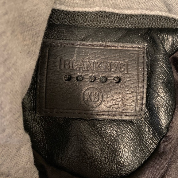 BLANK NYC Hooded Faux Leather Jacket - Picture 2 of 4